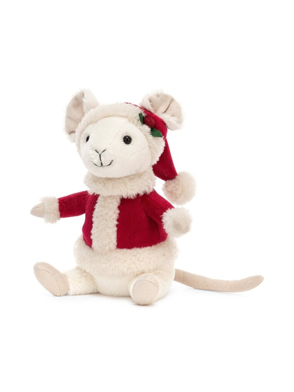Jellycat Merry Mouse Santa Suit NWT Gift